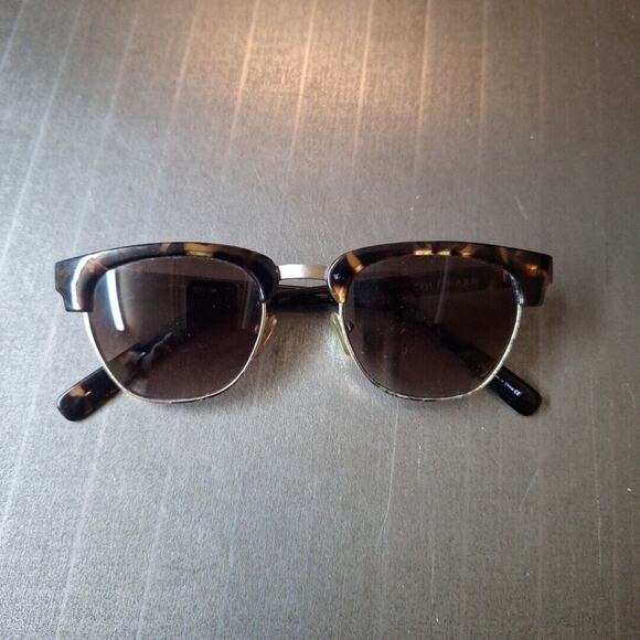Cole Haan Horn Rim C6130 21 49-21 146 Sunglasses - Tortoise Gold w/ Brown Lens - Picture 1 of 5